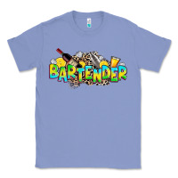 Colony Blue bartender Classic Tee - Zillion Design Studio