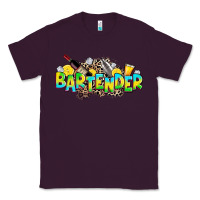 Plum bartender Classic Tee - Zillion Design Studio