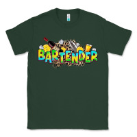 Sports Green bartender Classic Tee - Zillion Design Studio