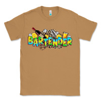 Toasted Coconut bartender Classic Tee - Zillion Design Studio