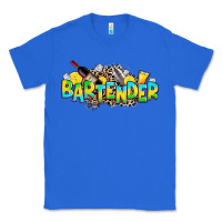 True Royal bartender Classic Tee - Zillion Design Studio