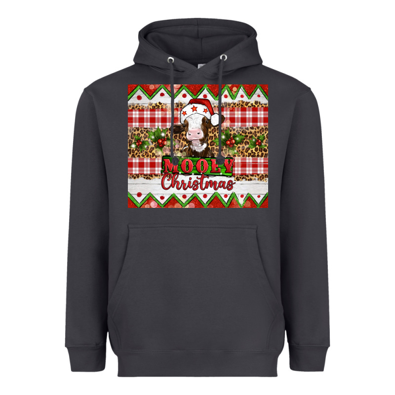 Moooey Christmas Heavyweight Hoodie by Artiststas | Teevron