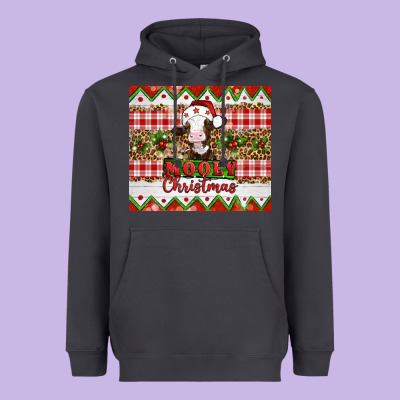 Moooey Christmas Heavyweight Hoodie Designed By Artiststas