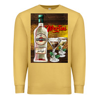 Antique Gold martini Premium Sweatshirt - AdoDesignShop