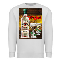 Dove Grey martini Premium Sweatshirt - AdoDesignShop