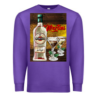 Purple martini Premium Sweatshirt - AdoDesignShop