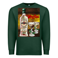Sports Green martini Premium Sweatshirt - AdoDesignShop