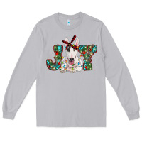Moon Dust Christmas joy bull terrier Long Sleeve Tee - RanaPortraitStore