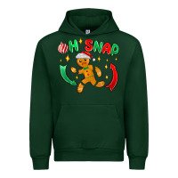 Forest Green oh snap with gingerbread Urban Hoodie - MaliasSmallBusiness