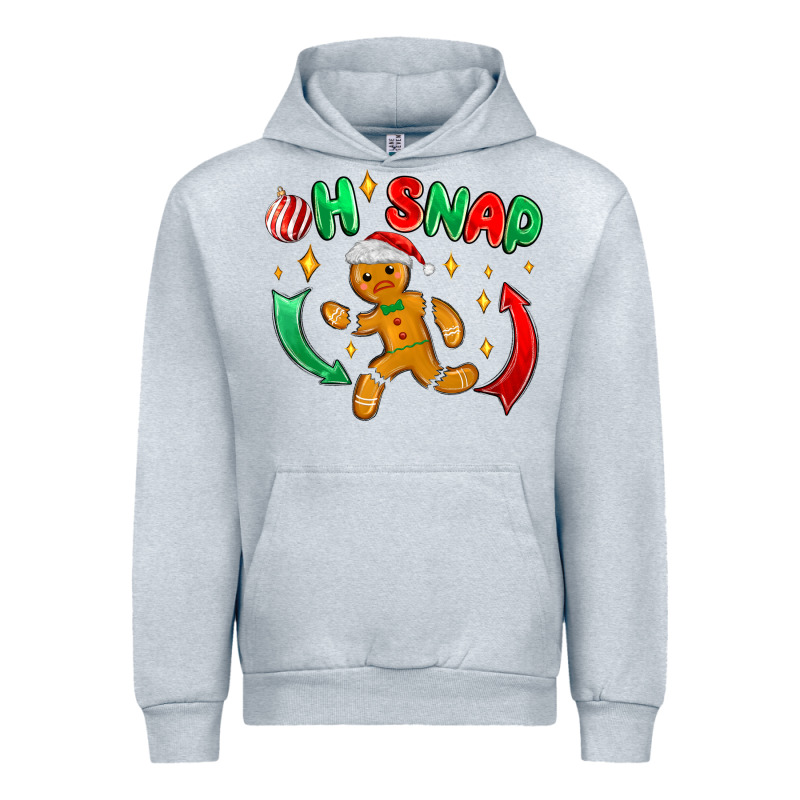 Oh Snap With Gingerbread Urban Hoodie by MaliasSmallBusiness | Teevron