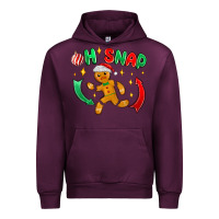 Mauve Wine oh snap with gingerbread Urban Hoodie - MaliasSmallBusiness
