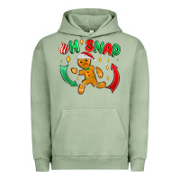 Pigment Oil Green oh snap with gingerbread Urban Hoodie - MaliasSmallBusiness