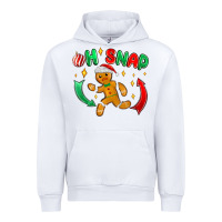 White oh snap with gingerbread Urban Hoodie - MaliasSmallBusiness