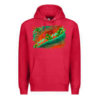 Cardinal westerb aztec and leopard background Premium Hoodie - AdoDesignShop