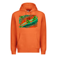Carrot westerb aztec and leopard background Premium Hoodie - AdoDesignShop