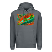 Rock westerb aztec and leopard background Premium Hoodie - AdoDesignShop