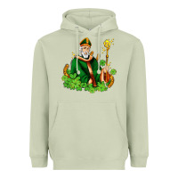 Matcha st patricks and horseshoes with shamrocks Heavyweight Hoodie - AdoDesignShop