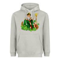 Moon Dust st patricks and horseshoes with shamrocks Heavyweight Hoodie - AdoDesignShop