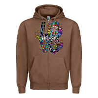 Chestnut love autism Zipper Hoodie - SublimationCraftShop