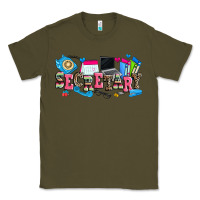 Army Green secretary Classic Tee - Zillion Design Studio