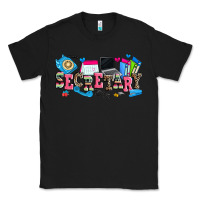 Black secretary Classic Tee - Zillion Design Studio