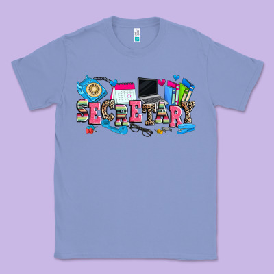 Secretary Classic Tee Designed By Zillion Design Studio