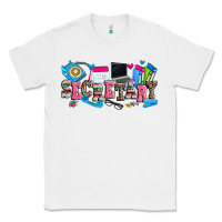 White secretary Classic Tee - Zillion Design Studio