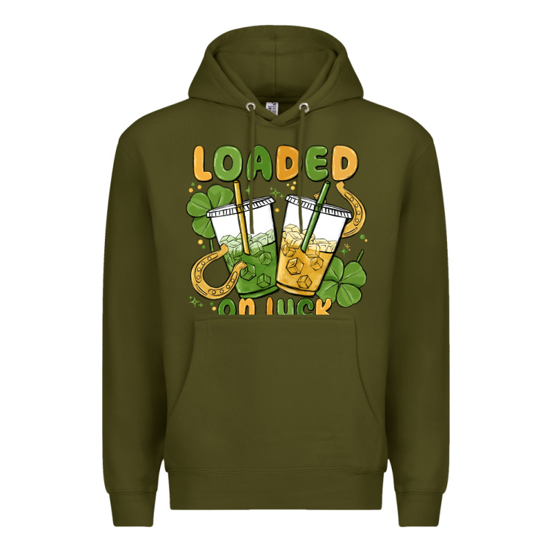Loaded On Luck Premium Hoodie by MaliasSmallBusiness | Teevron