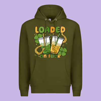 Loaded On Luck Premium Hoodie Designed By Maliassmallbusiness