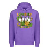 Purple loaded on luck Premium Hoodie - MaliasSmallBusiness