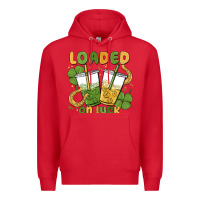 Red loaded on luck Premium Hoodie - MaliasSmallBusiness
