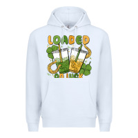 White loaded on luck Premium Hoodie - MaliasSmallBusiness