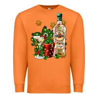 Carrot cocrtail martini and gift and snow Premium Sweatshirt - AdoDesignShop