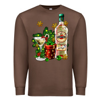 Chestnut cocrtail martini and gift and snow Premium Sweatshirt - AdoDesignShop