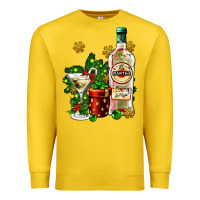 Lemon cocrtail martini and gift and snow Premium Sweatshirt - AdoDesignShop