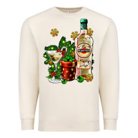 Sandshell cocrtail martini and gift and snow Premium Sweatshirt - AdoDesignShop