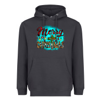 Smoke merry christmas wood slice ornament Heavyweight Hoodie - JahusDesignShop