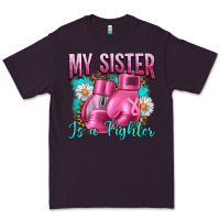 Plum Breast Cancer My Sister Is A Fighter Premium Tee - Artiststas
