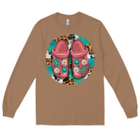 Toasted Coconut western crocin Long Sleeve Tee - texasbilliewilder
