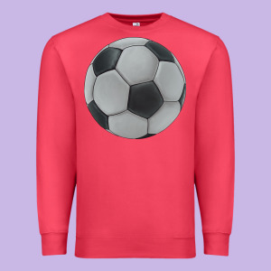 Soccer Ball Premium Sweatshirt Designed By Jahusdesignshop