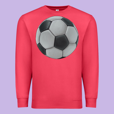 Soccer Ball Premium Sweatshirt Designed By Jahusdesignshop