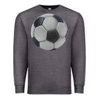 Charcoal Heather soccer ball Premium Sweatshirt - JahusDesignShop