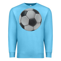 Ocean Blue soccer ball Premium Sweatshirt - JahusDesignShop