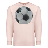 Pale Pink soccer ball Premium Sweatshirt - JahusDesignShop