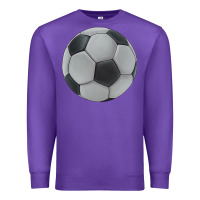 Purple soccer ball Premium Sweatshirt - JahusDesignShop