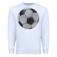 White soccer ball Premium Sweatshirt - JahusDesignShop