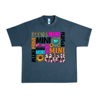 Midnight Navy mini gemstone sunflower Urban Heavy Tee - texasbilliewilder