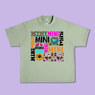 Mini Gemstone Sunflower Urban Heavy Tee Designed By Texasbilliewilder