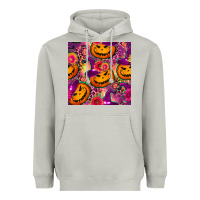 Moon Dust halloween witchy pumpkin seamless pattern Heavyweight Hoodie - BundleAndBundleShop