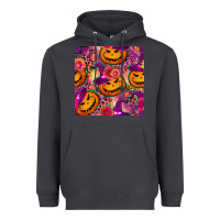 Smoke halloween witchy pumpkin seamless pattern Heavyweight Hoodie - BundleAndBundleShop
